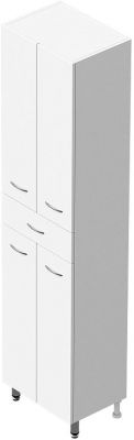 Шкаф пенал Onika Модерн 46 404601 цвет Белый