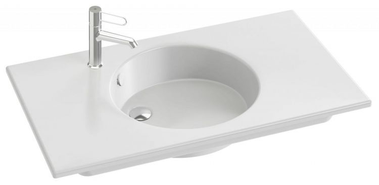Раковина 91 см Jacob Delafon Odeon Rive Gauche EXAV112-00, белый