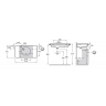Раковина 91 см Jacob Delafon Odeon Rive Gauche EXAV112-00, белый