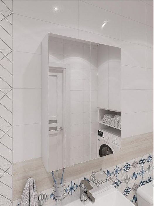 Комплект мебели для ванной DIWO Архангельск 50 цвет Белый