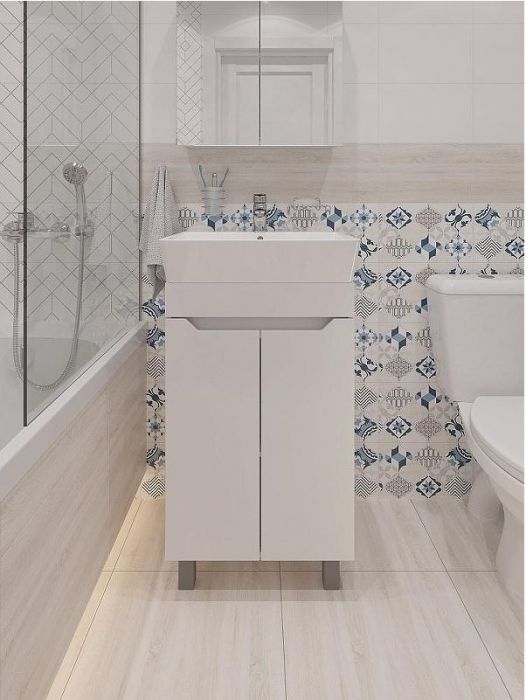 Комплект мебели для ванной DIWO Архангельск 50 цвет Белый