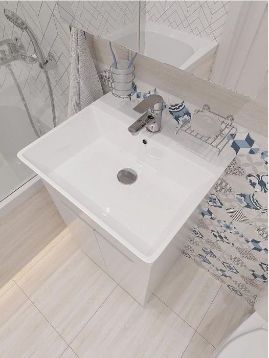 Комплект мебели для ванной DIWO Архангельск 50 цвет Белый