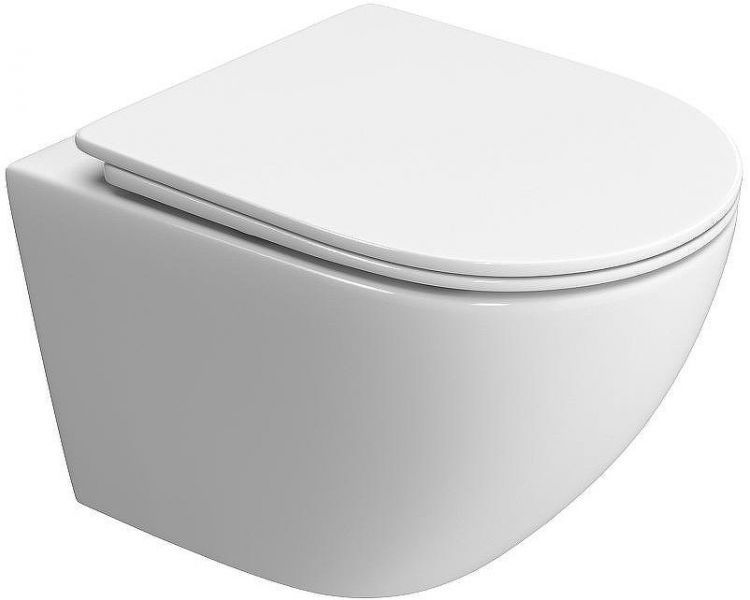 Комплект унитаза BelBagno Uno-Tor BB5177CH-TOR/SC с инсталляцией Tece Profil 9400412 с сиденьем Микролифт и клавишей смыва Хром глянцевый