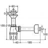 Сифон для раковины Viega 103927 Белый
