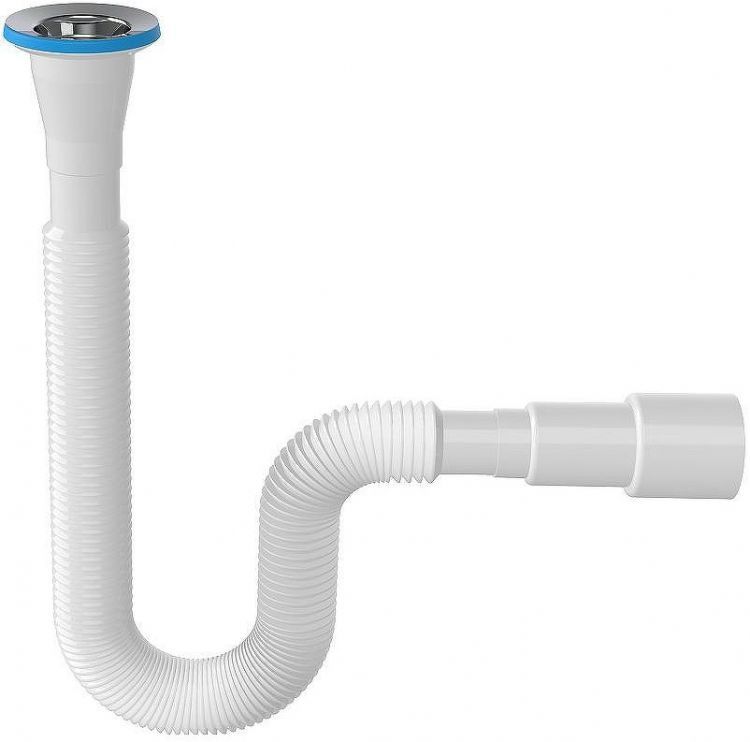 Гофросифон Nova 1209 Белый