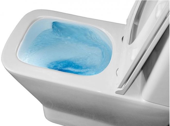 Унитаз компакт Azario Joy Торнадо AZ-2168-UQ3 цвет Белый с бачком и сиденьем Микролифт