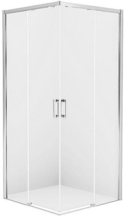 Душевой уголок New Trendy Prime Chrome 70х110 D-0348A/D-0301A профиль Хром стекло прозрачное