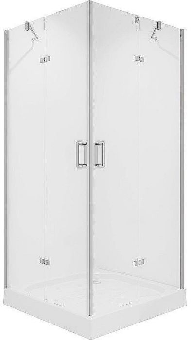 Душевой уголок Niagara Nova 100х100 NG-6614-08 профиль Хром стекло прозрачное