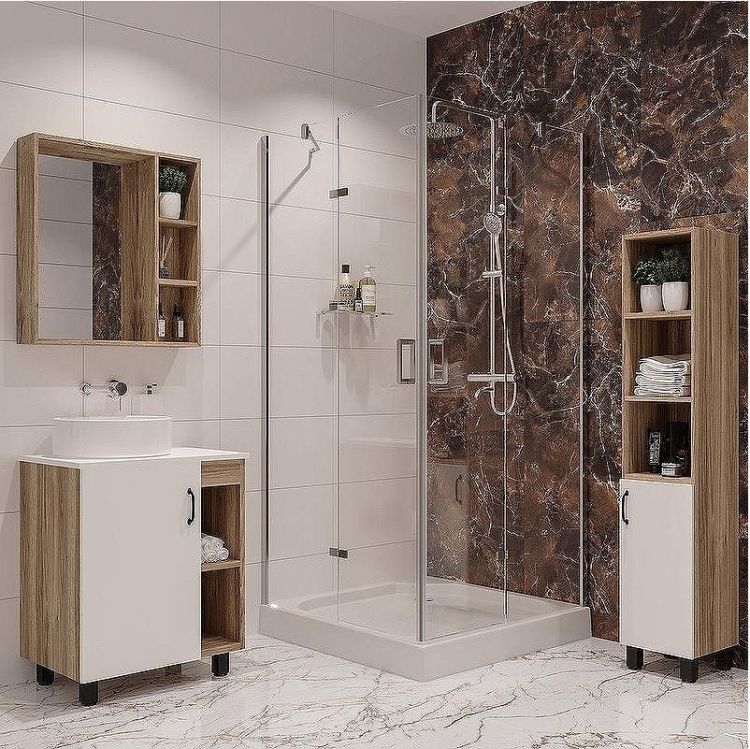 Душевой уголок Niagara Nova 100х100 NG-6614-08 профиль Хром стекло прозрачное