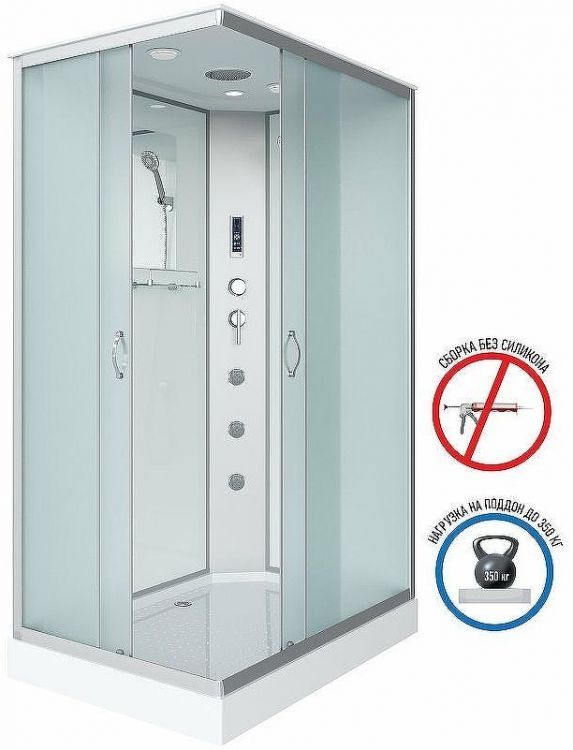 Душевая кабина Niagara Classic 100х80 NG-43085-14QF с гидромассажем