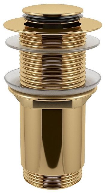 Донный клапан Wellsee Drainage System 182136000 click-clack цвет Золото