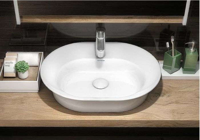 Раковина Kerama Marazzi Canaletto 60 CN.wb.60 Белая глянцевая