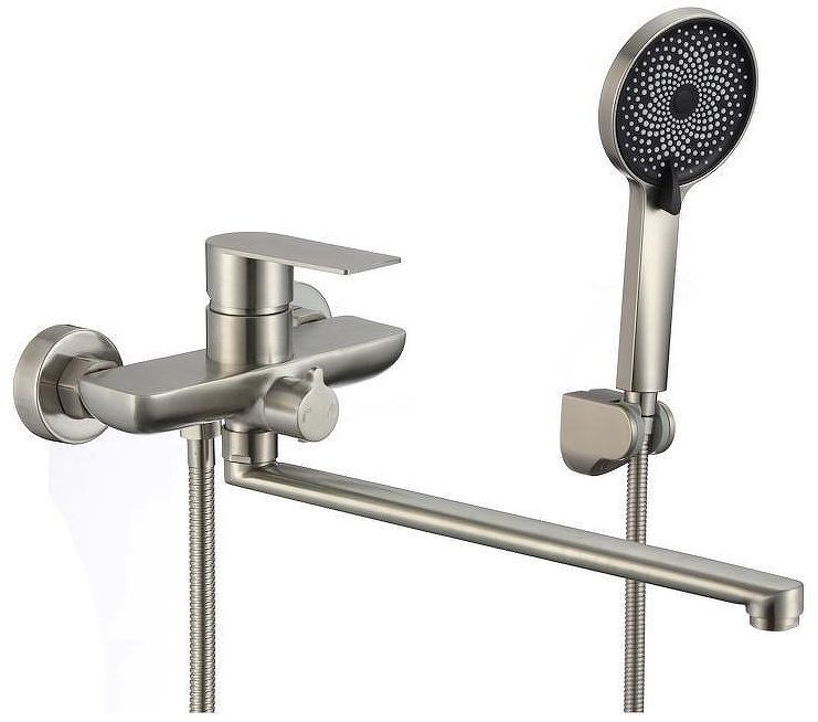 Смеситель для ванны Fmark FS8824 универсальный цвет Сатин Смеситель для ванны Fmark FS8824 универсальный цвет Сатин