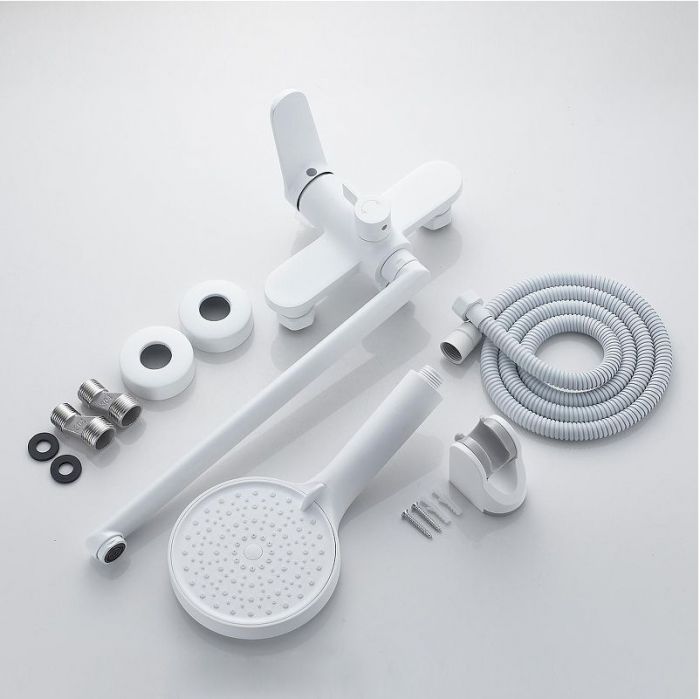 Смеситель для ванны Shevanik S43C S4322C универсальный цвет Белый