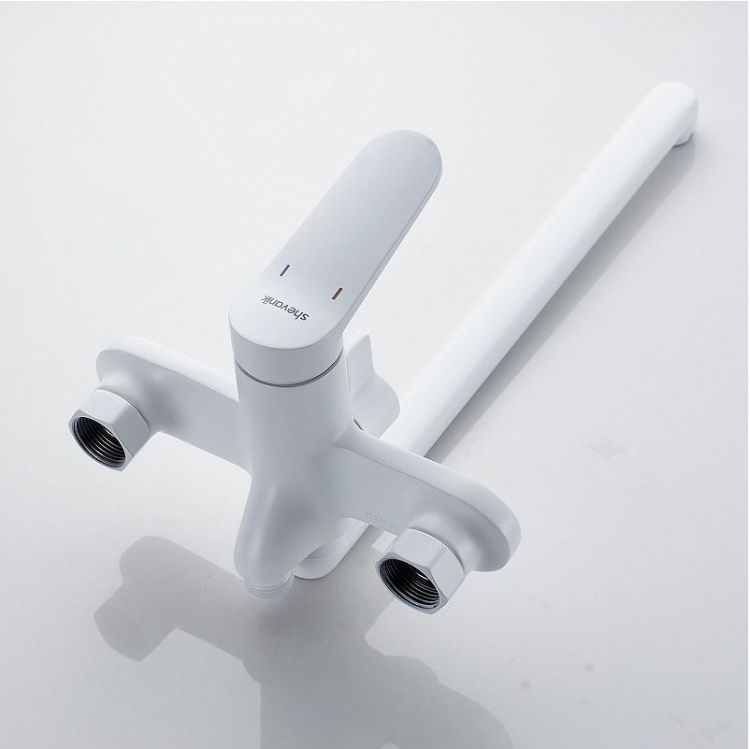 Смеситель для ванны Shevanik S43C S4322C универсальный цвет Белый Смеситель для ванны Shevanik S43C S4322C универсальный цвет Белый