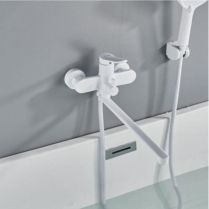 Смеситель для ванны Shevanik S43C S4322C универсальный цвет Белый