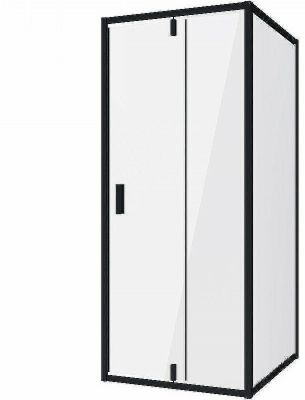 Душевой уголок Niagara Nova 80х70 NG-83-8AB-A70B профиль Черный стекло прозрачное