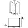 Душевой уголок Allen Brau Fantasy 120x90 3.11003-00 профиль Хром стекло прозрачное