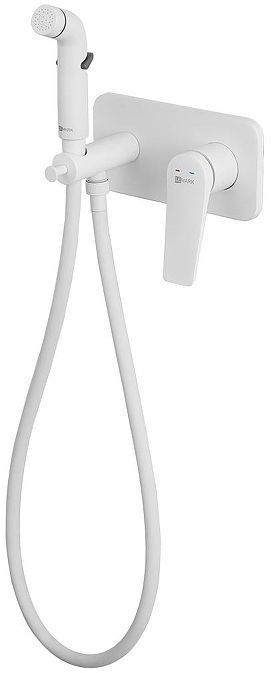 Гигиенический душ со смесителем Lemark Bronx LM3720MW цвет Белый матовый