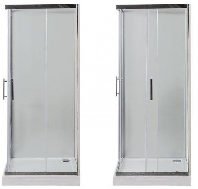 Душевой уголок Aquanet Delta Cube NPE1142 90x90 профиль Хром, стекло прозрачное