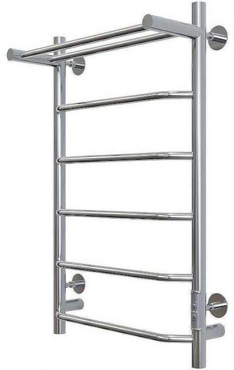 Электрический полотенцесушитель Aringa Киото 80x50 AR03001CH с полкой Хром Электрический полотенцесушитель Aringa Киото 80x50 AR03001CH с полкой Хром