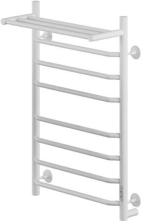 Электрический полотенцесушитель Ника Way-3 80/50 U с полкой Белый матовый