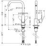 Hansgrohe Focus Кухонный смеситель для кухни, 260, однорычажный, цвет: черный матовый