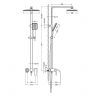 Душевая система Timo Selene SX-1013/03 черный
