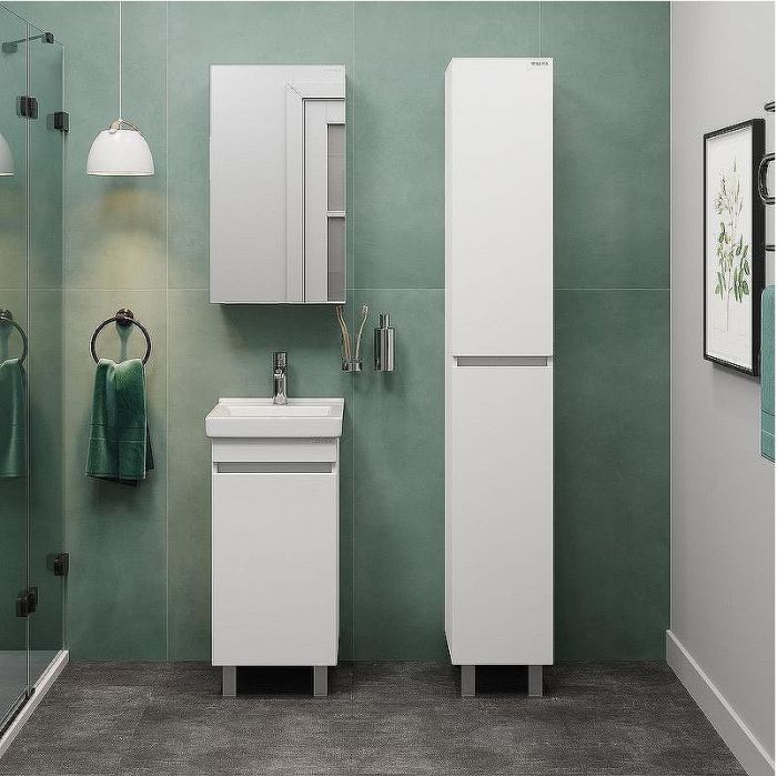 Тумба под раковину Onika Милтон Квадро 40 104009 Белая