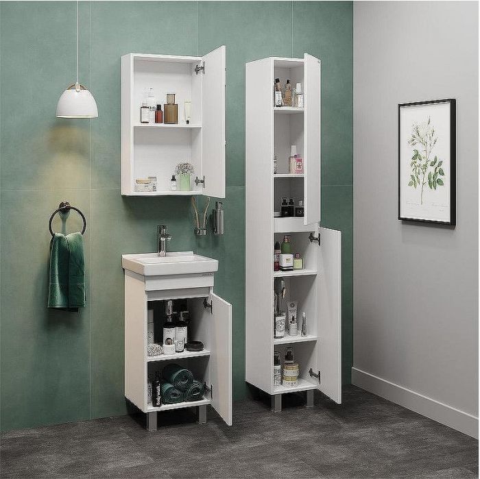 Тумба под раковину Onika Милтон Квадро 40 104009 Белая