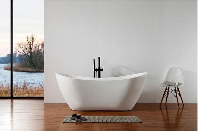 Акриловая ванна Abber 180х80 AB9322 без гидромассажа