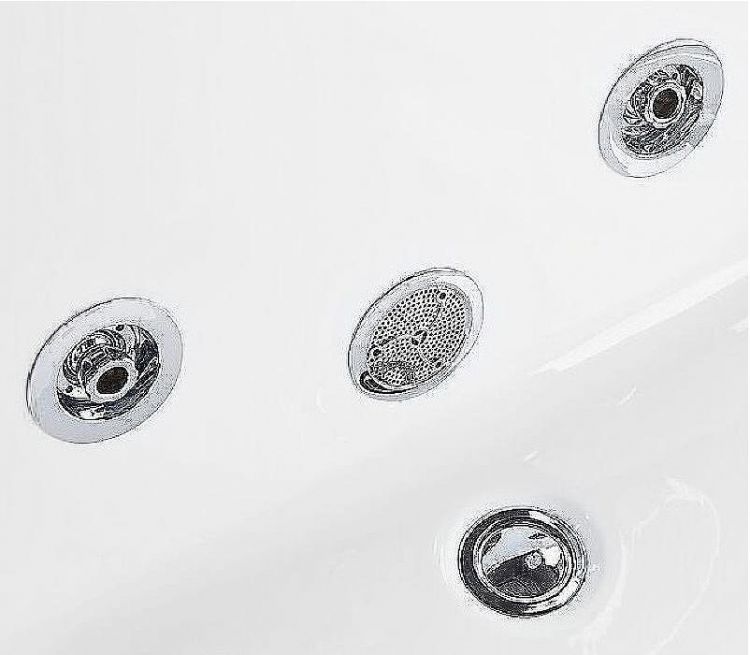 Акриловая ванна Ceruttispa С-453A 180x80 10352 с гидромассажем Акриловая ванна Ceruttispa С-453A 180x80 10352 с гидромассажем