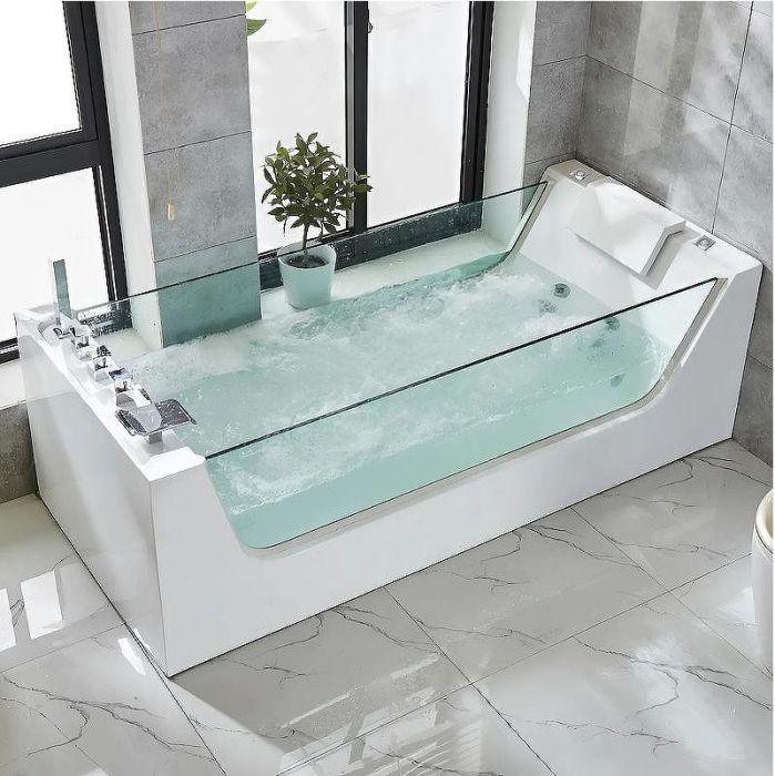 Акриловая ванна Ceruttispa С-453A 180x80 10352 с гидромассажем