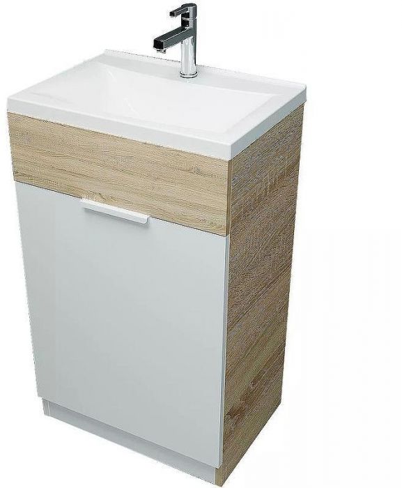 Тумба с раковиной 1MarKa Revo 50H Ц0000005037 Дуб Сонома