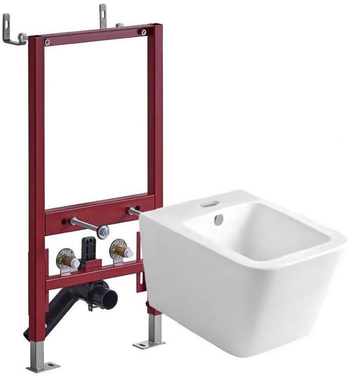 Комплект биде с инсталляцией Agger ATI04310 Белый