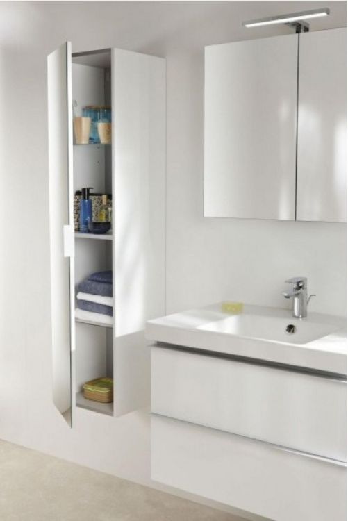 Шкаф-пенал Jacob Delafon Odeon Up EB873-N14 серый антрацит Шкаф-пенал Jacob Delafon Odeon Up EB873-N14 серый антрацит