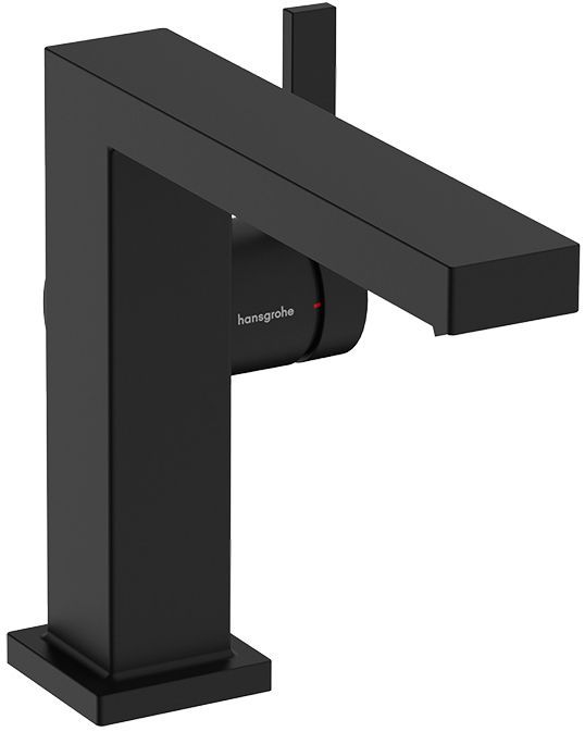 Hansgrohe Tecturis E Смеситель для раковины, на 1 отв., высота: 11см., с донным клапаном, цвет: черный матовый