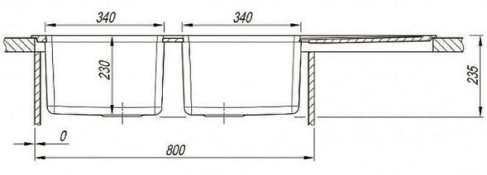 Кухонная мойка Florentina Комби-1160 21.415.E1160.202 Шампань