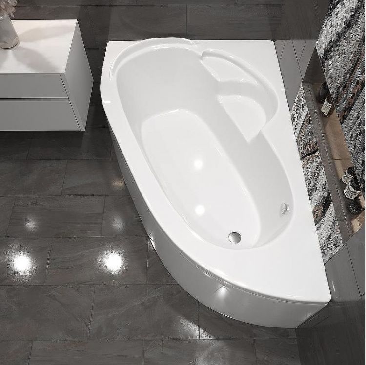 Акриловая ванна Corpa Nera Siena 170x110 R CN05005WHR без гидромассажа