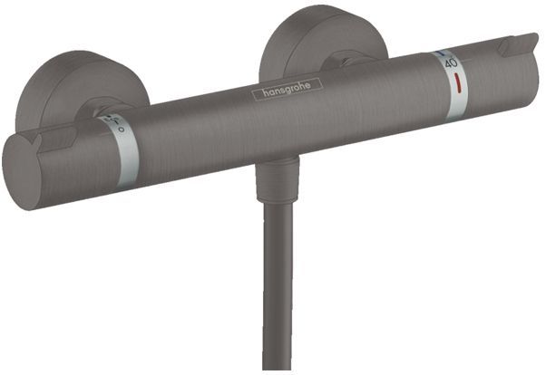 Hansgrohe Ecostat Термостат для душа Comfort, внешнего монтажа, цвет: шлифованое черный хром