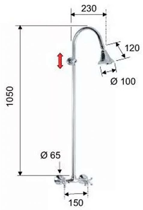 Душевая система Remer Liberty 36LI Хром