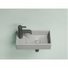 Умывальник CERAMICANOVA Element подвесной прямоугольный (чаша справа, отверстие под смеситель слева) цвет антрацит матовый CN6051RMH