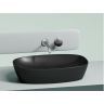 Умывальник CERAMICANOVA Element чаша накладная овальная (цвет Чёрный Матовый) CN6049MB