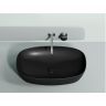 Умывальник CERAMICANOVA Element чаша накладная овальная (цвет Чёрный Матовый) CN6049MB
