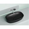 Умывальник CERAMICANOVA Element чаша накладная овальная (цвет Чёрный Матовый) CN6049MB