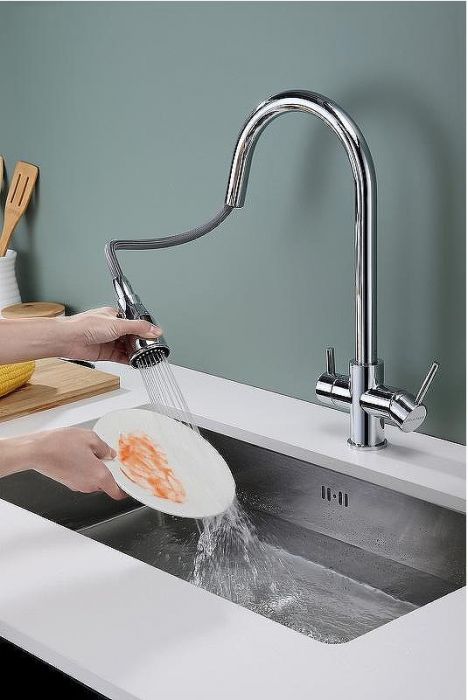 Смеситель для кухни Paulmark Lange La214212-CR Хром