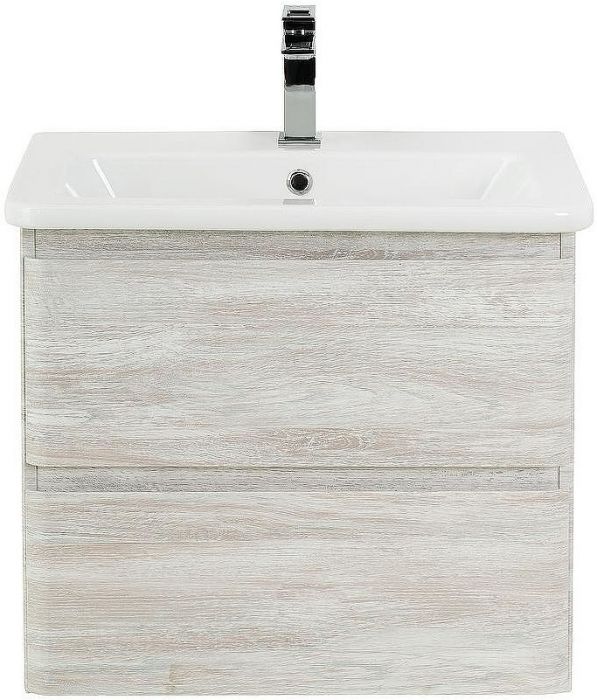 Тумба под раковину BelBagno 50 ALBANO-CER-500-2C-SO-RVB подвесная Rovere Vintage Bianco