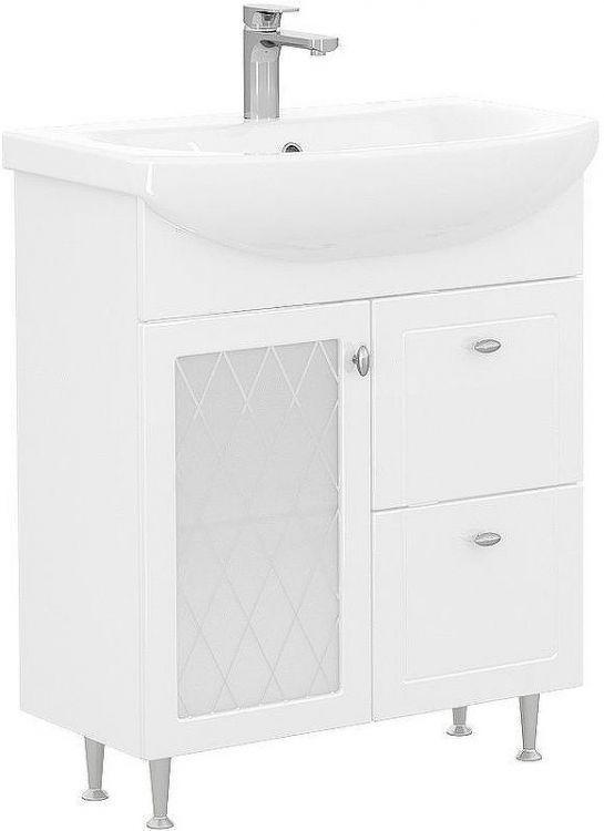 Тумба под раковину Volna Milena 70.1D.2Y tnMILENA70.1D.2Y-01 Белая