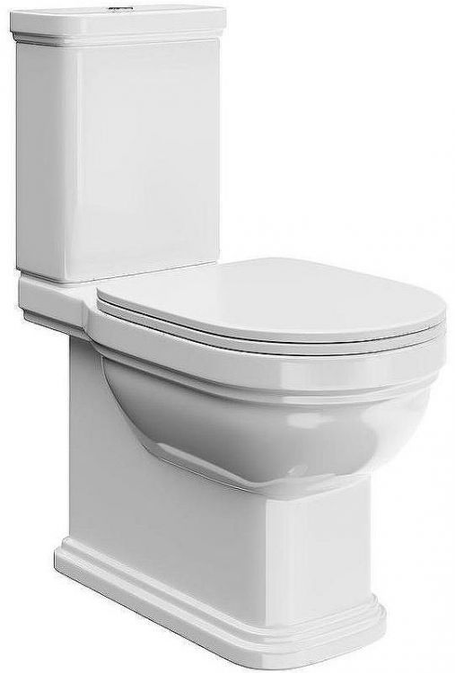 Унитаз компакт Kerama Marazzi Pompei PO.wc.01 Белый глянцевый без бачка и сиденья