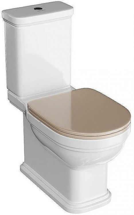 Унитаз компакт Kerama Marazzi Pompei PO.wc.01 Белый глянцевый без бачка и сиденья